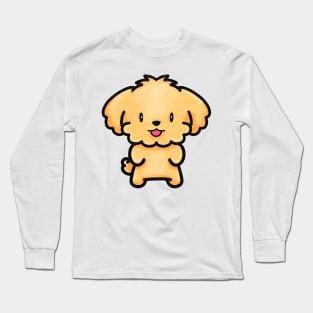 Cute Kawaii Mutt Puppy Long Sleeve T-Shirt